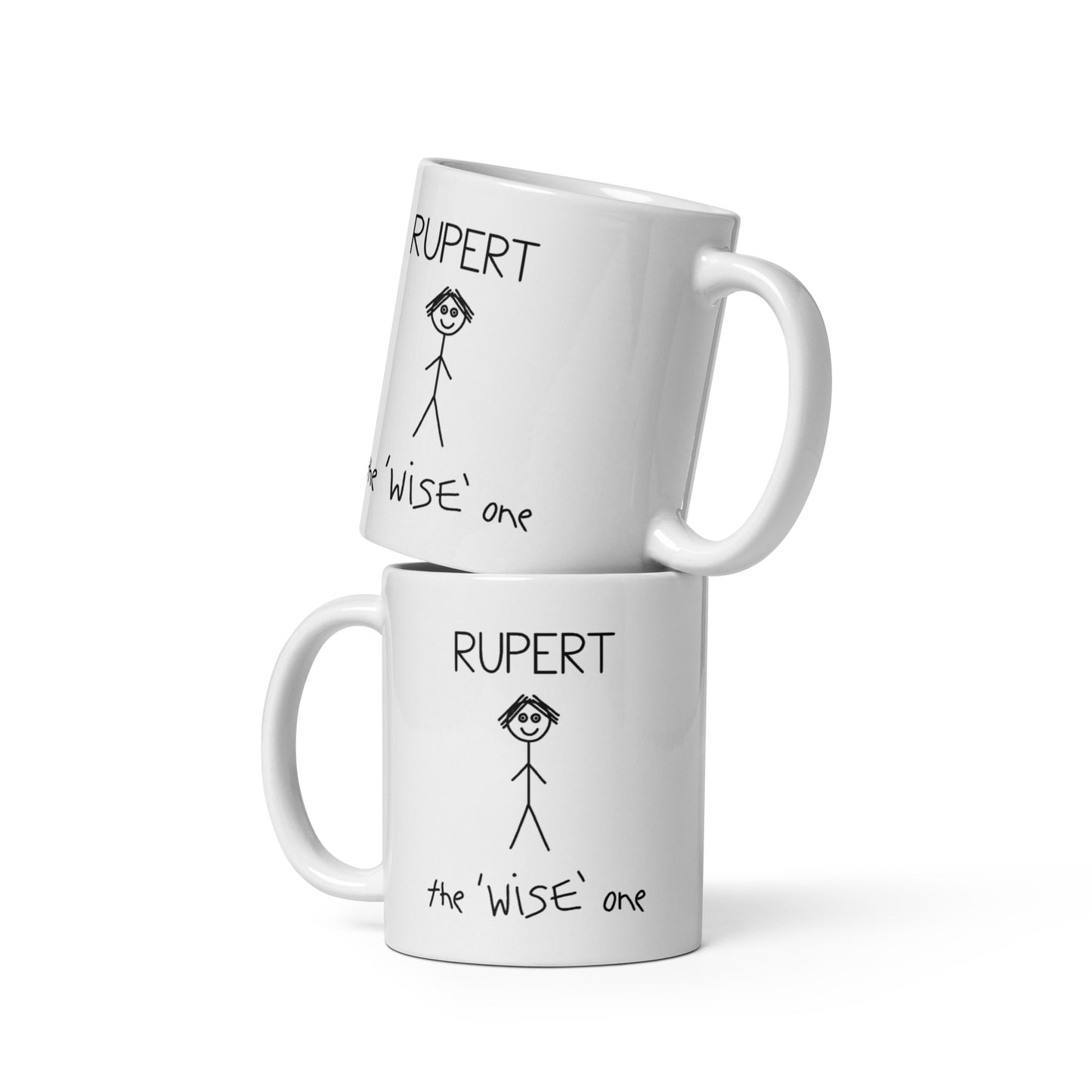 The 'Wise' One - White glossy mug