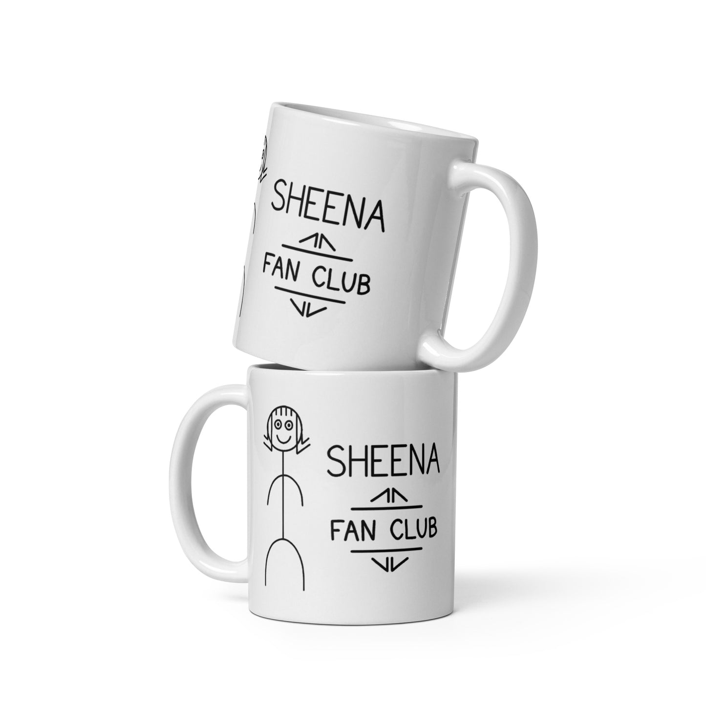 Sheena Fan Club - White glossy mug