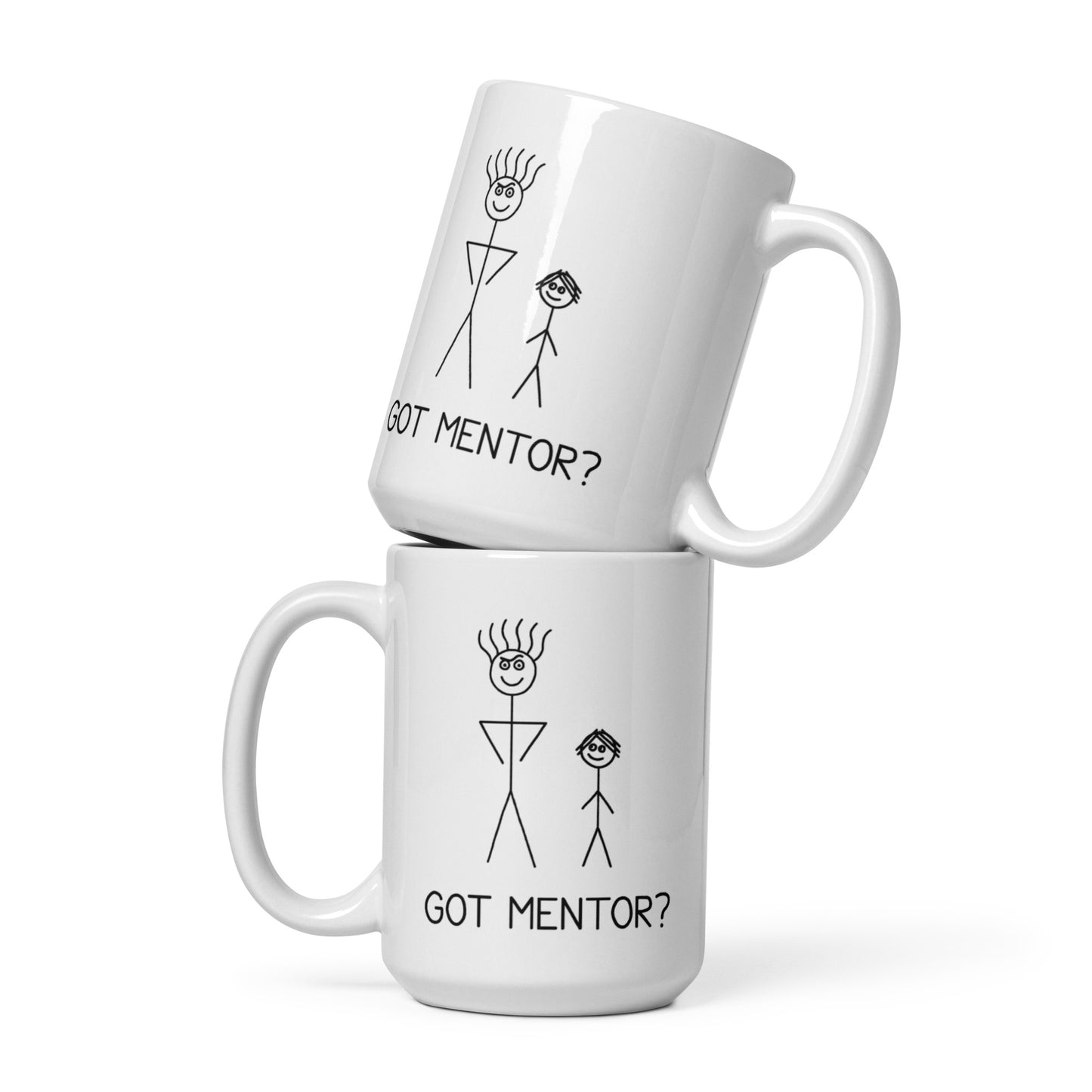 Got Mentor? - White glossy mug