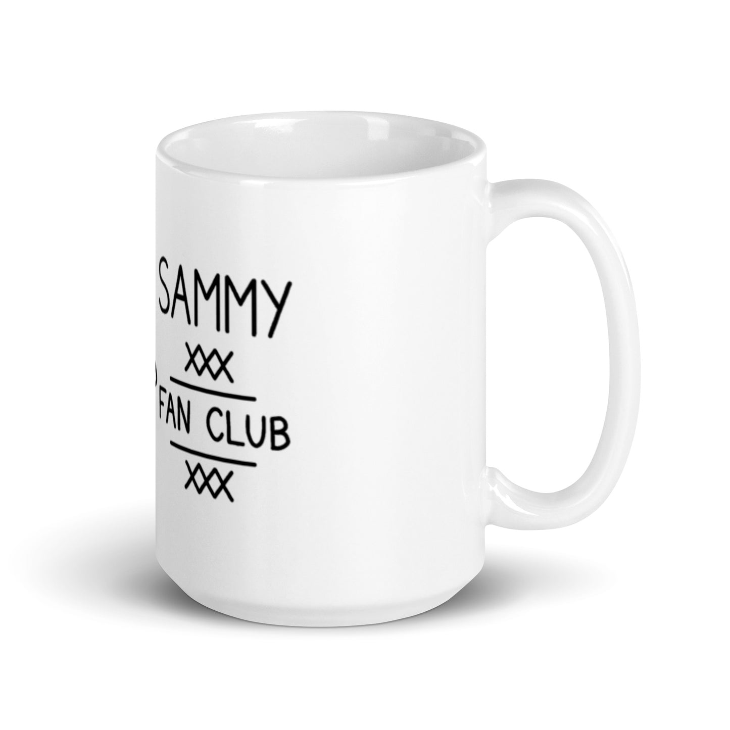 Sammy Fan Club - White glossy mug