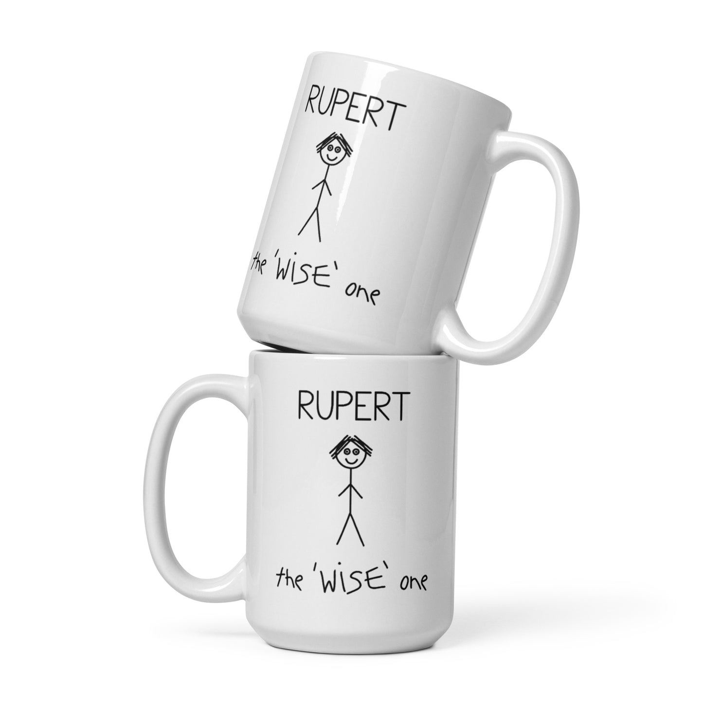 The 'Wise' One - White glossy mug