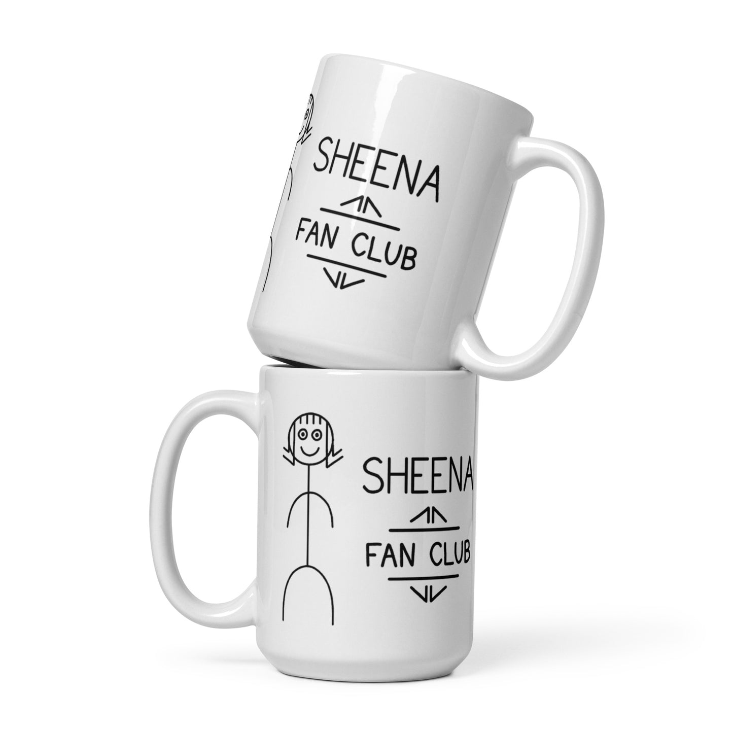 Sheena Fan Club - White glossy mug