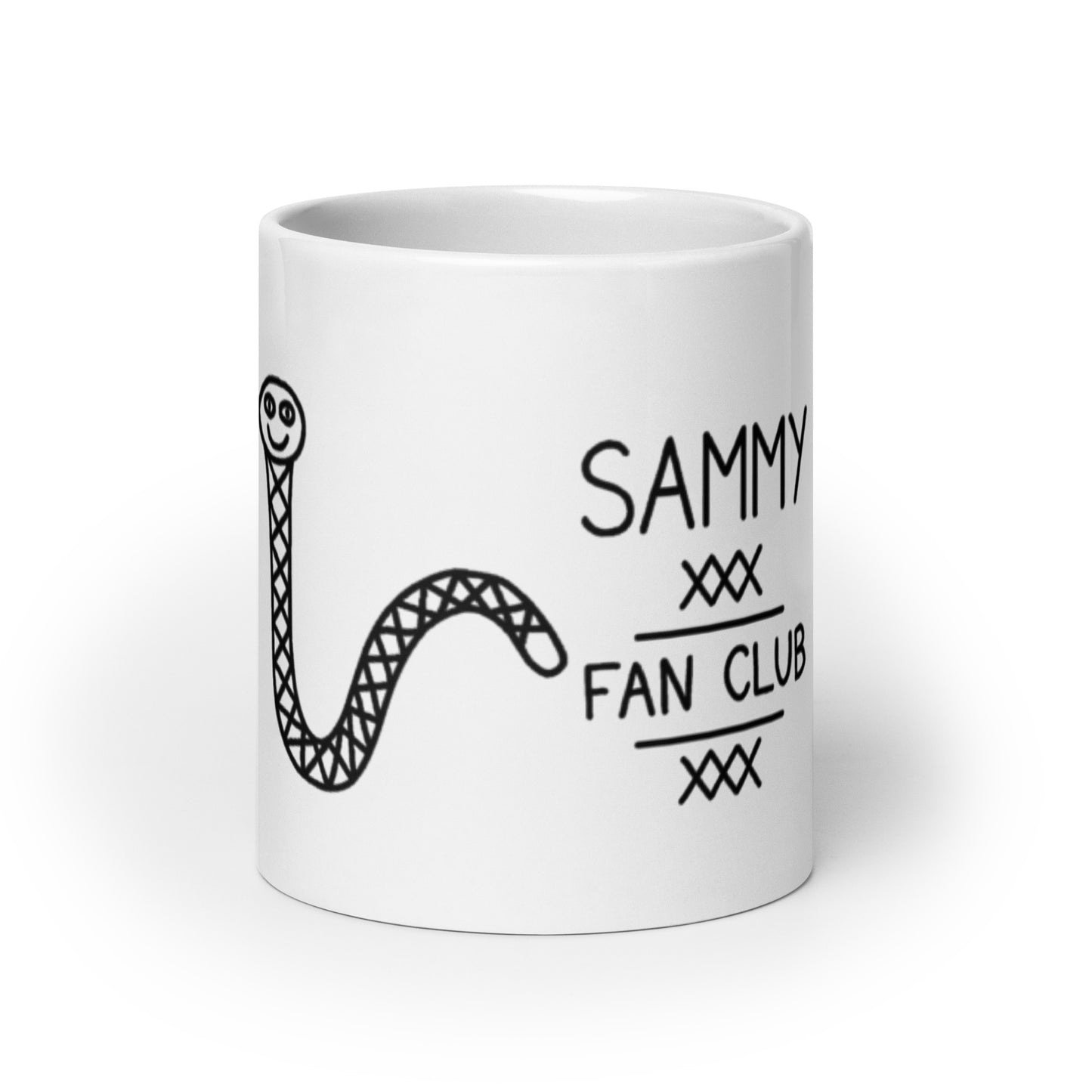 Sammy Fan Club - White glossy mug